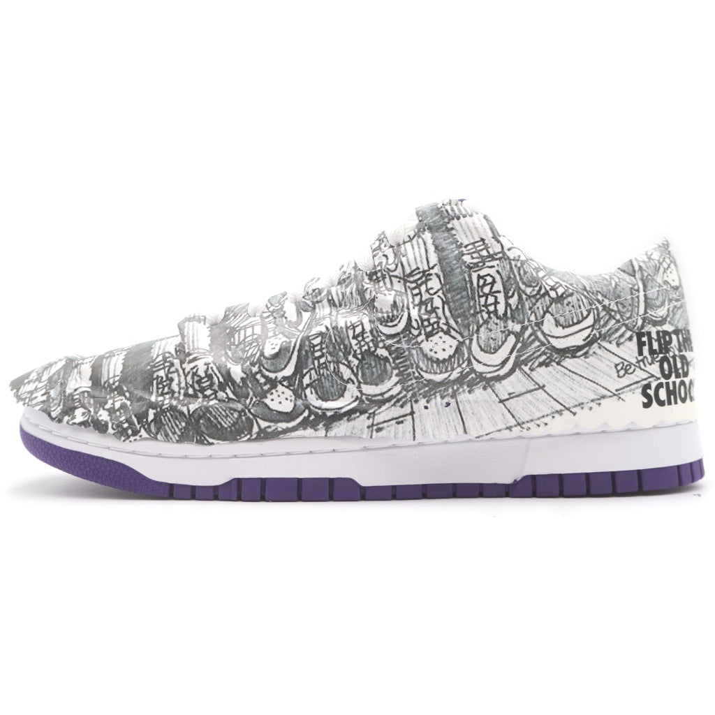 NIKE(ナイキ) WMNS DUNK LOW MADE YOU LOOK DJ4636-100 ウィメンズ ダンク ローカットスニーカー ホワイト/パープル US W10.5/27.5cm
