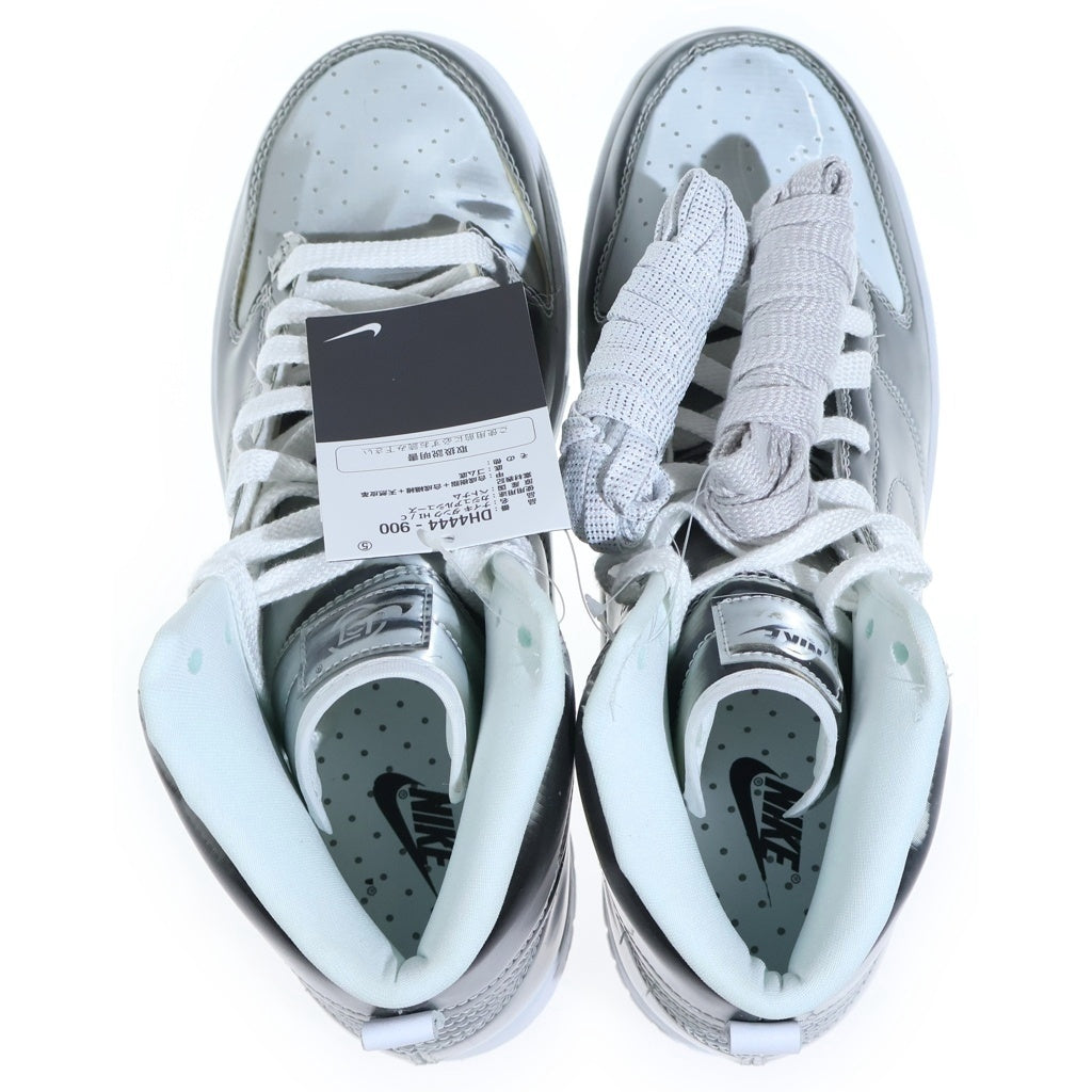 NIKE(ナイキ) ×CLOT DUNK HIGH DH4444-990 クロット ダンク ハイカットスニーカー シルバー US9/27cm