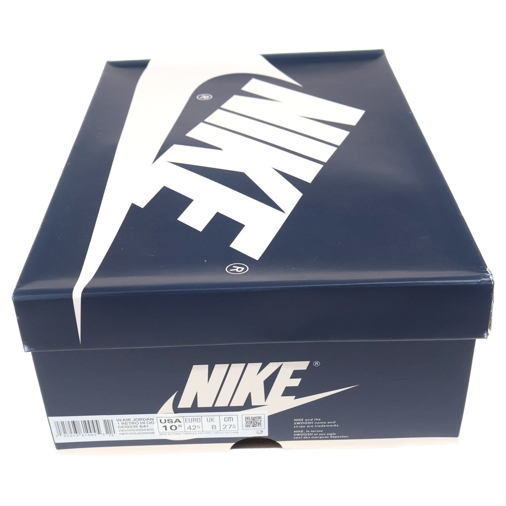 NIKE(ナイキ) WMNS AIR JORDAN 1 RETRO HIGH OG ATMOSPHERE DD9335-641 エアジョーダン 1 レトロ アトモスフィア ハイカットスニーカー ブラック/ピンク US W10.5/27.5cm
