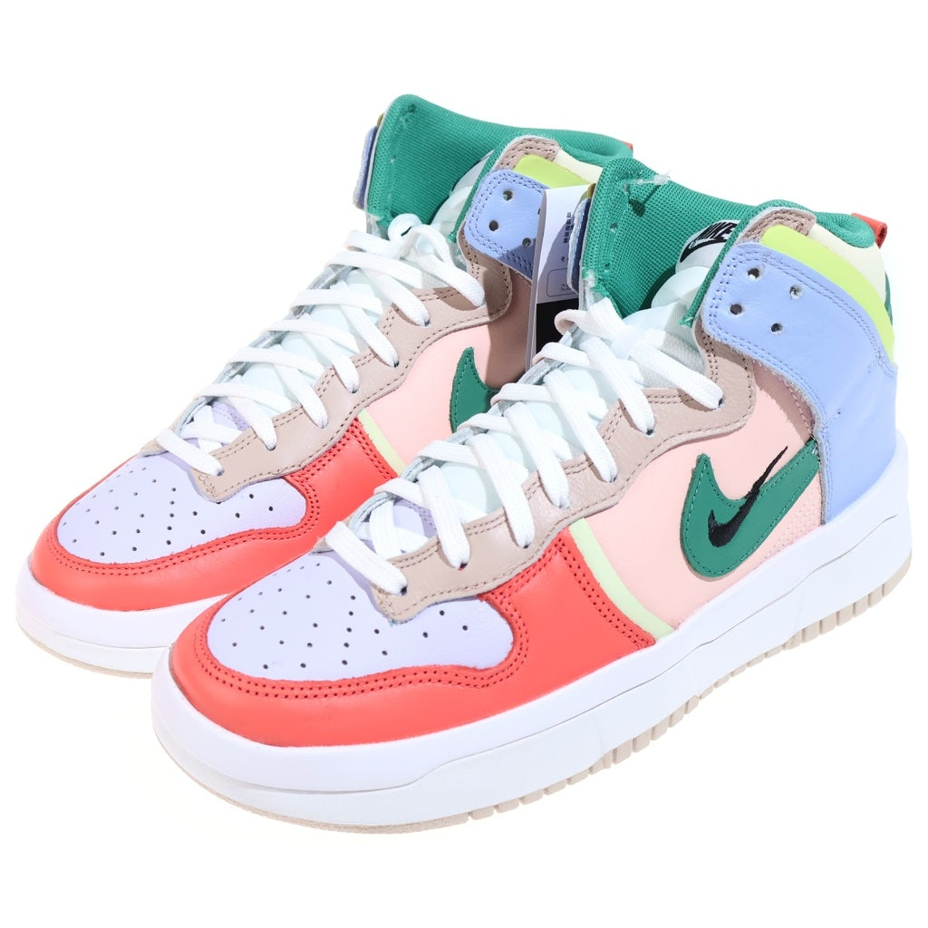 NIKE(ナイキ) WMNS DUNK HIGH REBEL PASTELS DH3718-700 ウィメンズ ダンク レベルパステルズ ハイカットスニーカー マルチカラー US9/27cm