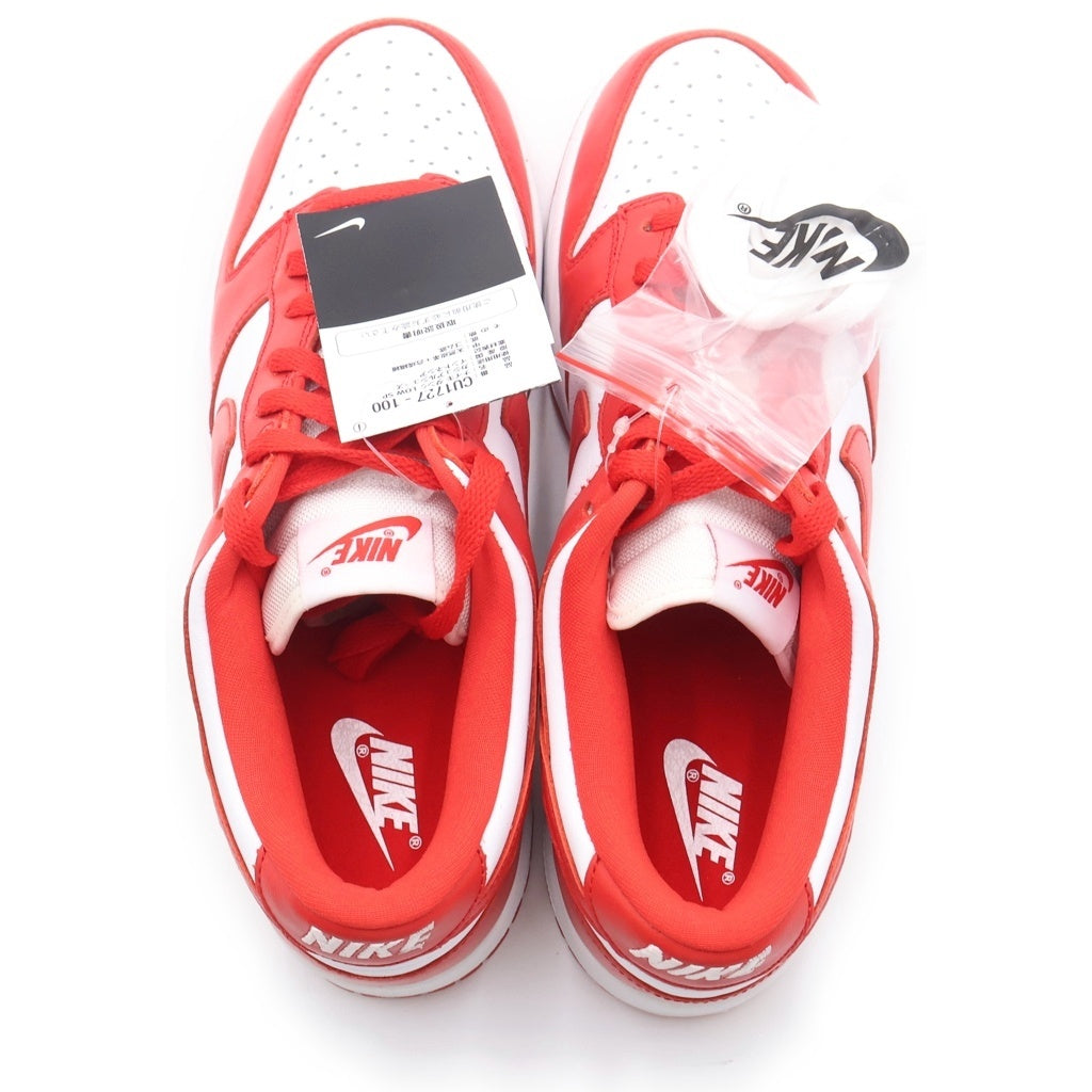 NIKE(ナイキ) DUNK LOW SP CU1727-100 ダンク ローカットスニーカー ホワイト/レッド US9.5/27.5cm