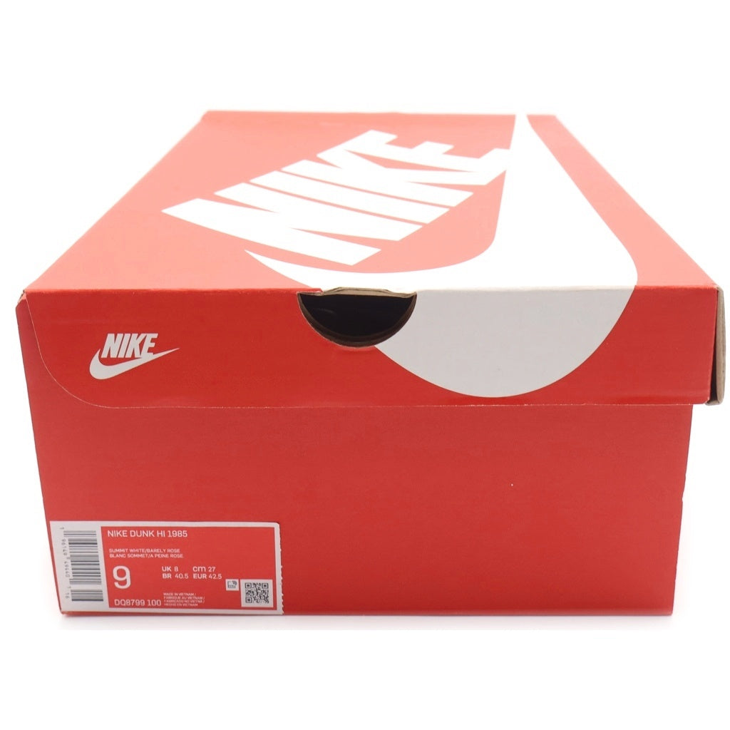 NIKE(ナイキ) DUNK HIGH 1985 BARELY ROSE DQ8799-100 ダンク ベリーローズ ハイカットスニーカー ピンク/ホワイト US9/27cm