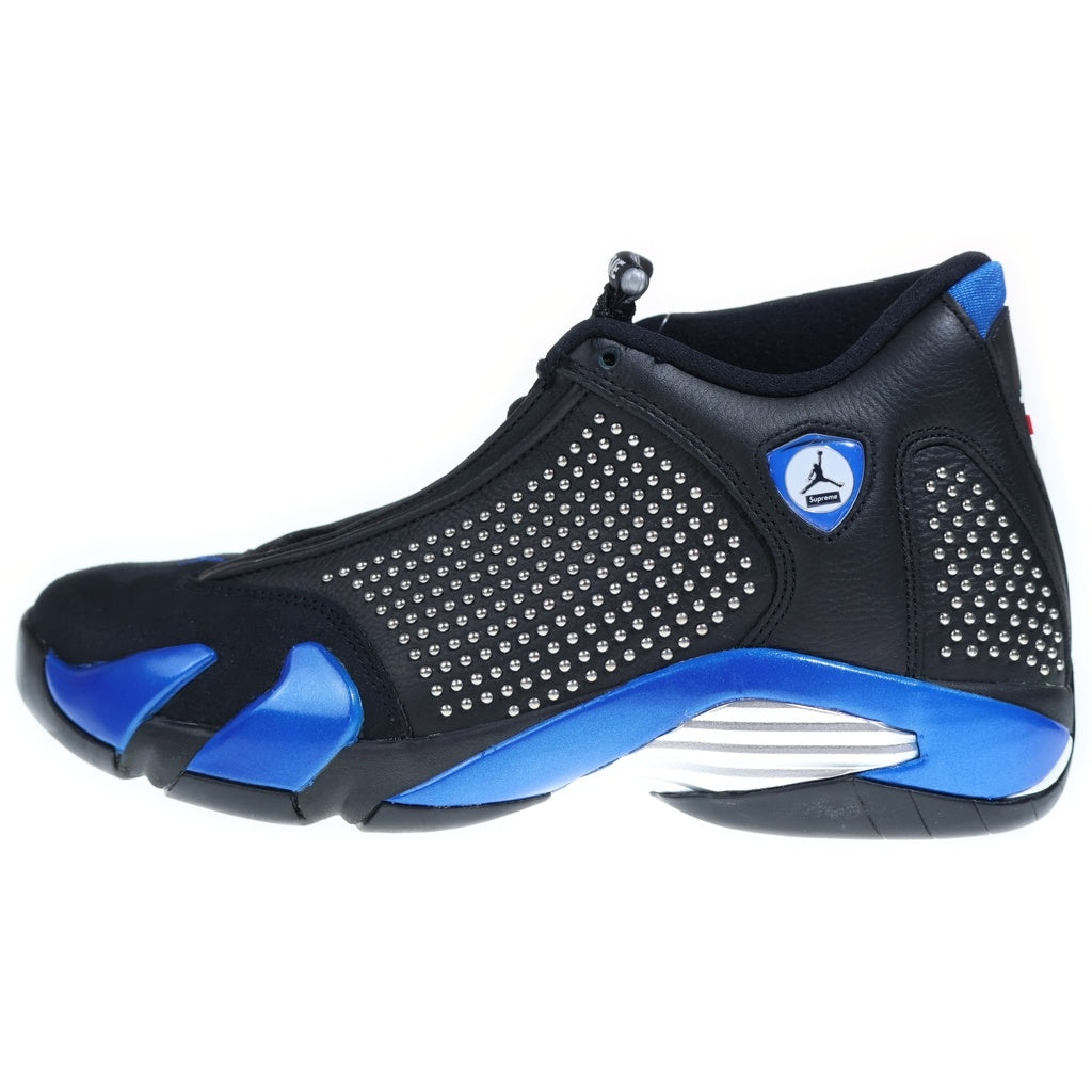 SUPREME(シュプリーム) 19SS ×NIKE AIR JORDAN 14 RETRO BV7630-004 ナイキ エアジョーダン14 ハイカットスニーカー ブラック/ブルー US9.5/27.5cm