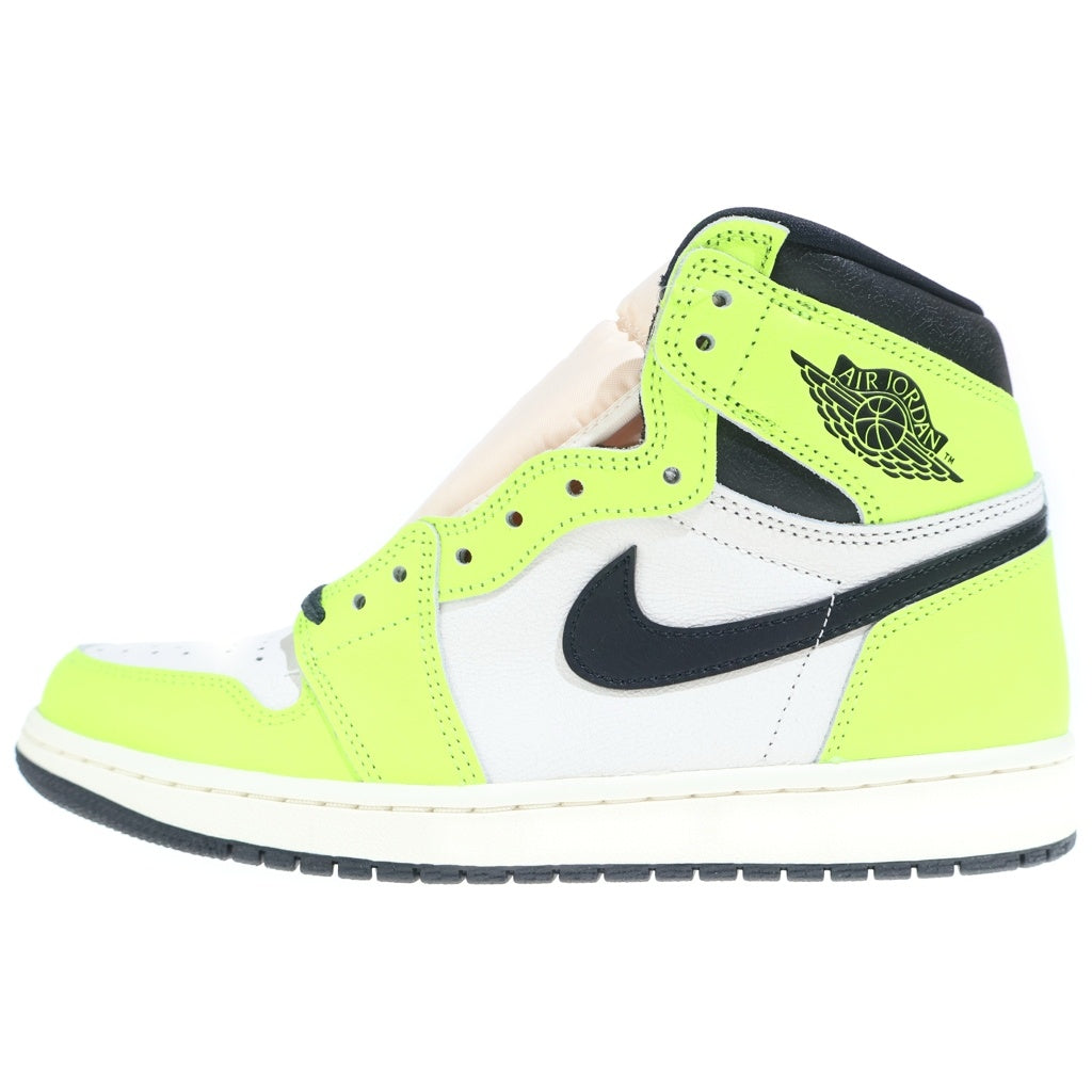 NIKE(ナイキ) AIR JORDAN 1 RETRO HIGH OG VOLT VISIONAIRE 555088-702 エアジョーダン1 レトロ ボルト ヴィジョネア ハイカットスニーカー イエロー/ホワイト US9/27cm