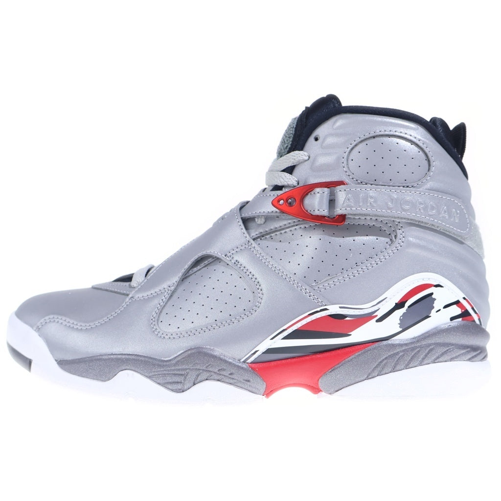 NIKE(ナイキ) AIR JORDAN 8 RETRO REFLECT SILVER CI4073-001 エアジョーダン8 リフレクトシルバー ハイカットスニーカー シルバー US8.5/26.5cm