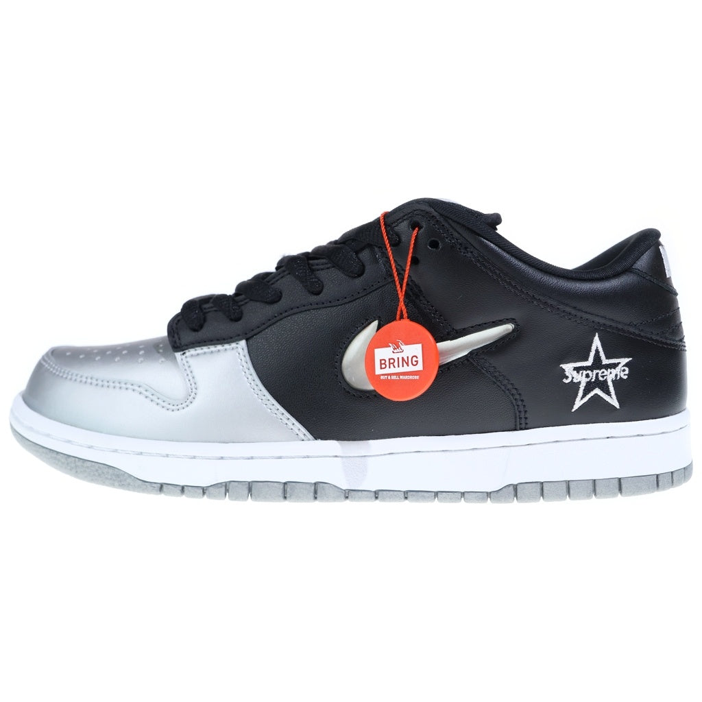 SUPREME(シュプリーム) 19AW ×NIKE SB DUNK LOW OG QS CK3480-001 ナイキエスビー ダンク ローカットスニーカー ブラック/シルバー US9.5/27.5cm
