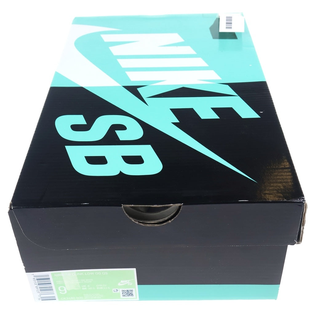 SUPREME(シュプリーム) 19AW ×NIKE SB DUNK LOW OG QS CK3480-600 ナイキエスビー ダンク ローカットスニーカー ホワイト/メタリックレッド US9/27cm