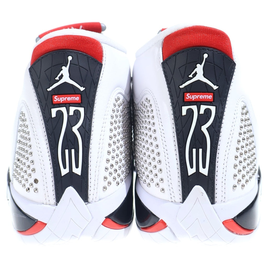 SUPREME(シュプリーム) 19SS ×NIKE AIR JORDAN 14 RETRO BV7630-106 シュプリーム エアジョーダン14 ハイカットスニーカー ホワイト US9/27.0cm
