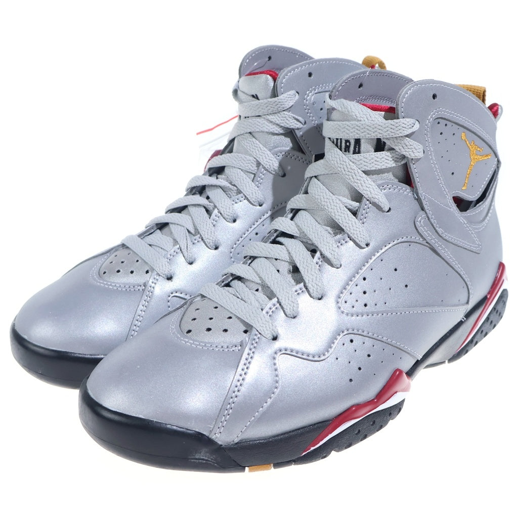 NIKE(ナイキ) AIR JORDAN 7 REFLECTIVE CARDINAL BV6281-006 エアジョーダン7 リフレクティブ カーディナル ハイカットスニーカー シルバー US9/27cm