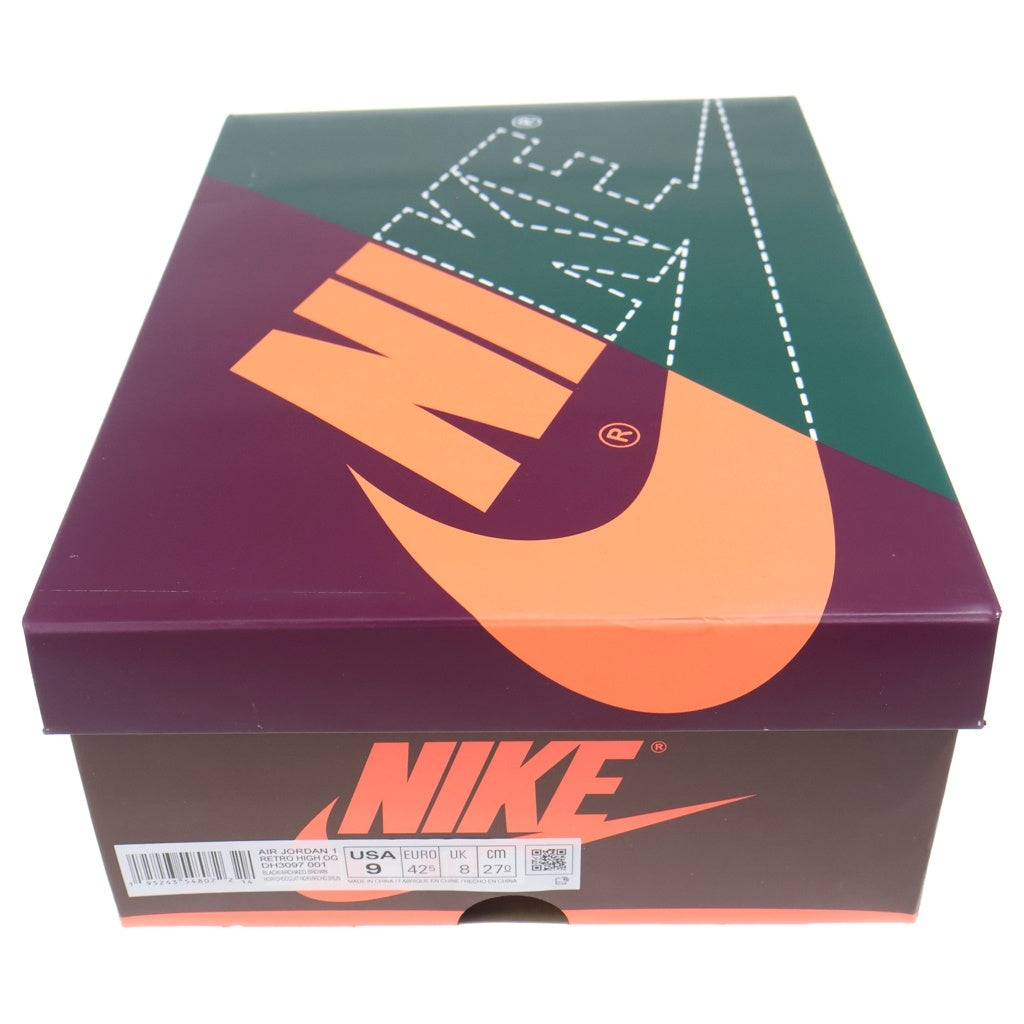 NIKE(ナイキ) AIR JORDAN 1 HIGH OG HAND CRAFTED DH3097-001 エアジョーダン 1 ハンド クラフテッド ハイカットスニーカー マルチカラー US9/27cm