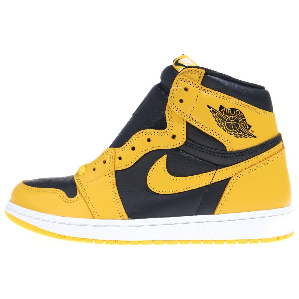 NIKE(ナイキ) AIR JORDAN 1 HIGH OG POLLEN 555088-701 エアジョーダン1 パラン ハイカットスニーカー ブラック/イエロー US9/27cm