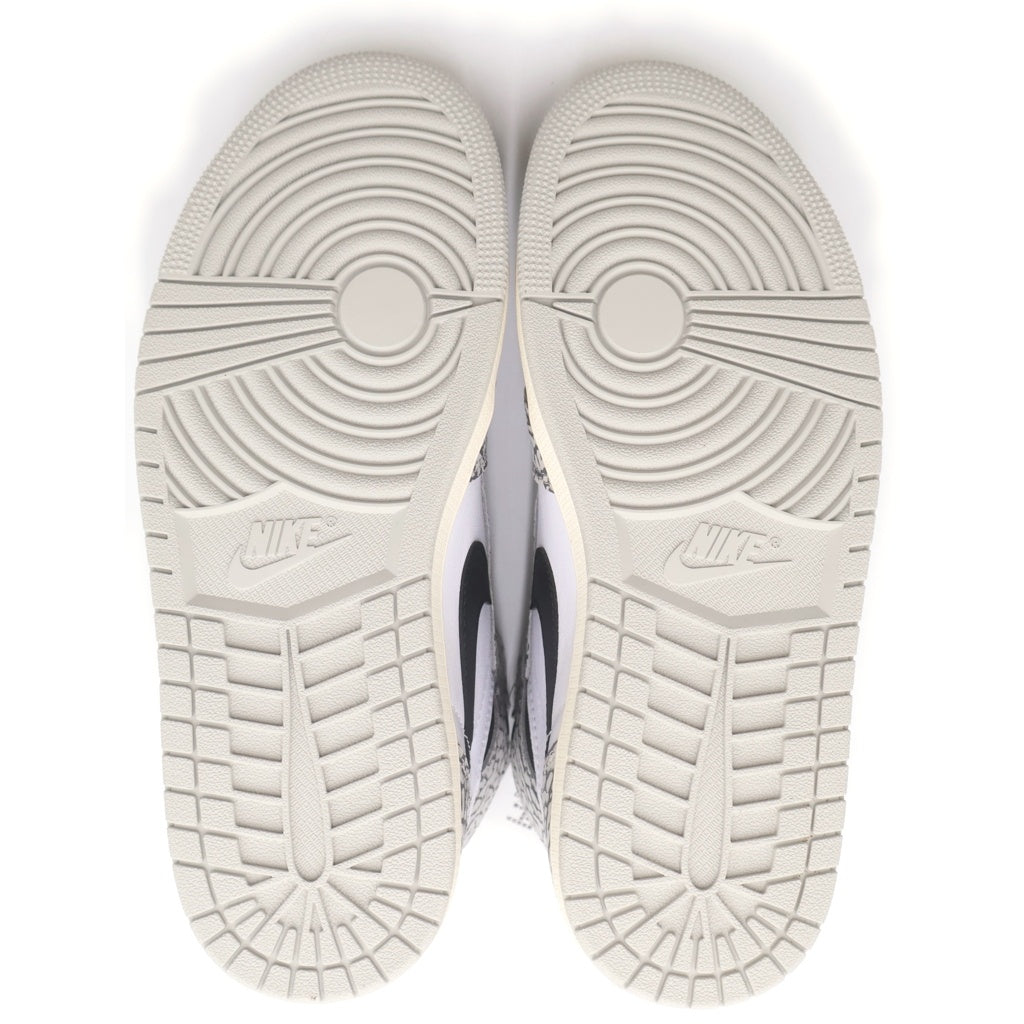 NIKE(ナイキ) AIR JORDAN 1 RETRO HIGH OG WHITE CEMENT ELEPHANT DZ5485-052 エアジョーダン1 ホワイトセメント ハイカットスニーカー ホワイト/グレー US9/27cm