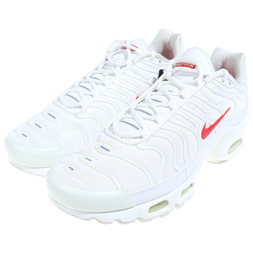 SUPREME(シュプリーム) 20AW ×NIKE AIR MAX PLUS TN DA1472-100 ナイキ エアマックス プラス ローカットスニーカー ホワイト US9/27cm