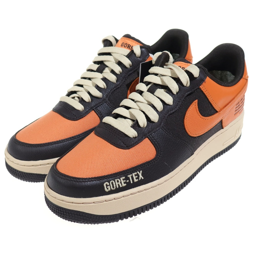 NIKE(ナイキ) AIR FORCE 1 LOW GORE-TEX DO2760-220 エアフォース1 ゴアテックス ローカットスニーカー ブラック/オレンジ US9/27cm