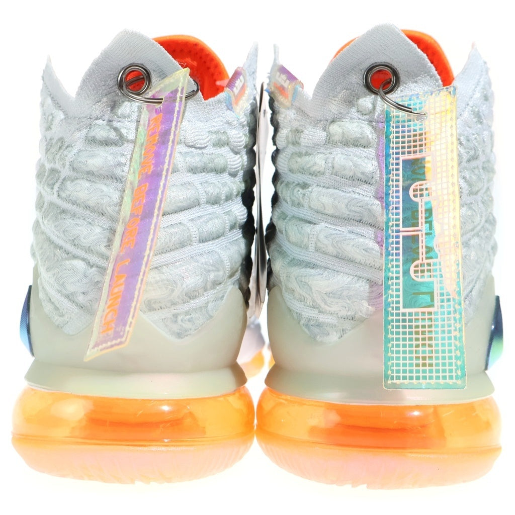 NIKE(ナイキ) LEBRON 17 FUTURE AIR CT3843-100 レブロン17 ヒューチャーエアー ミッドカットスニーカー バスケットボール ホワイト/マルチカラー US9/27cm
