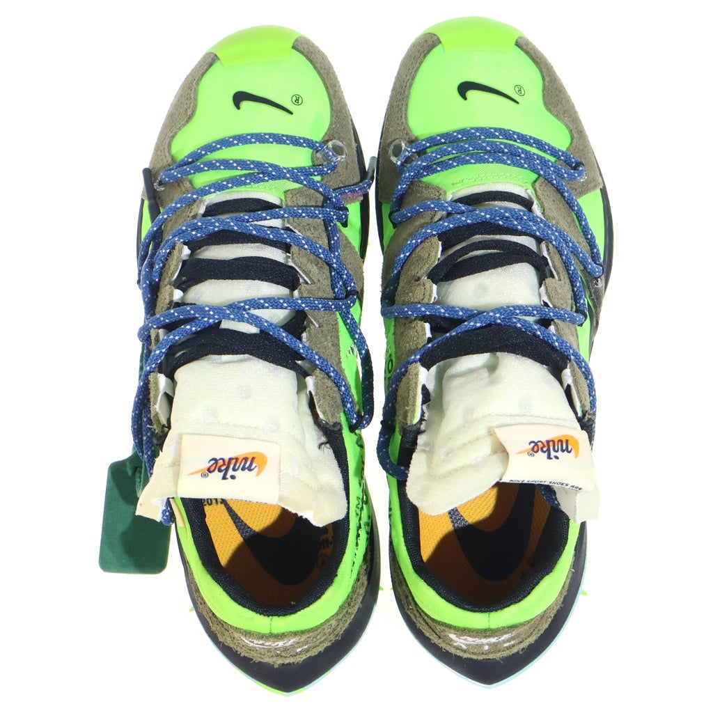 NIKE(ナイキ) ×OFF-WHITE WMNS AIR ZOOM TERRA KIGER 5 CD8179-300 オフホワイト ウィメンズ テラ カイガー ローカットスニーカー グリーン US W10.5/27.5cm