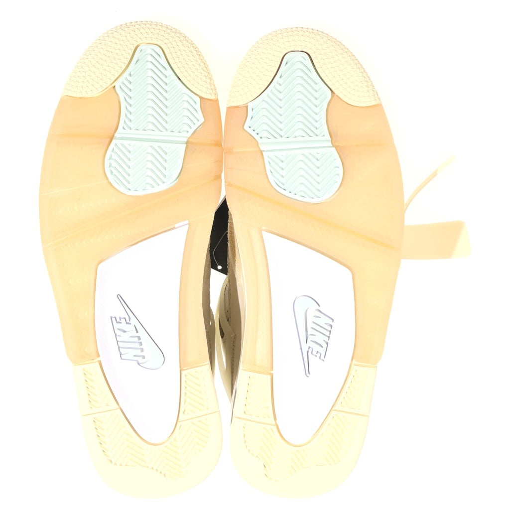 NIKE(ナイキ) ×OFF-WHITE WMNS AIR JORDAN 4 SP SAIL CV9388-100 オフホワイト ウィメンズ エアジョーダン4 SP スニーカー セイル アイボリー US W9.5/26.5cm