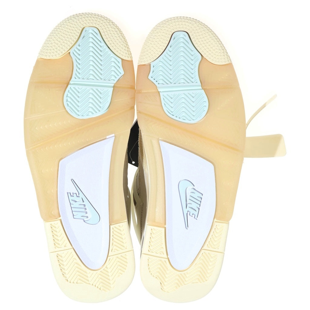NIKE(ナイキ) ×OFF-WHITE WMNS AIR JORDAN 4 SP SAIL CV9388-100 オフホワイト ウィメンズ エアジョーダン4 SP スニーカー セイル アイボリー US W9.5/26.5cm