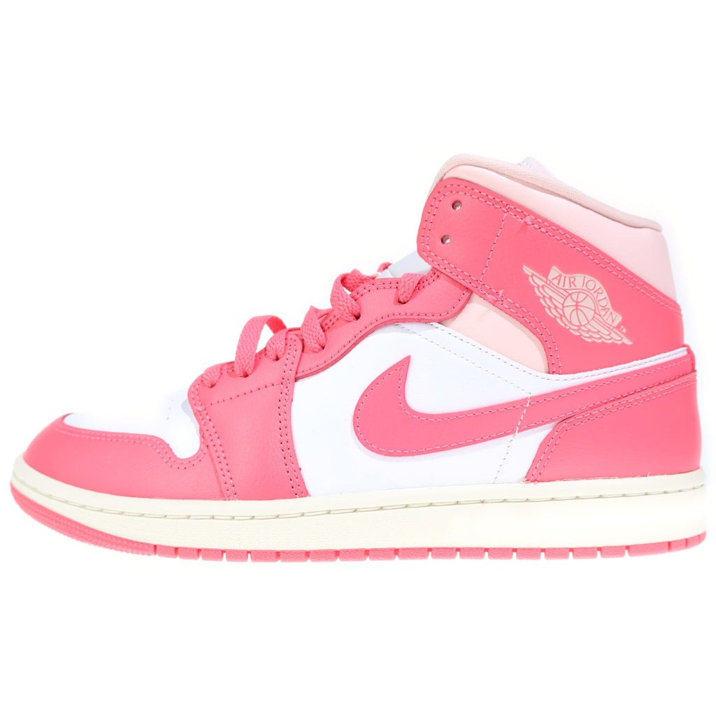 NIKE(ナイキ) WMNS AIR JORDAN 1 MID Strawberries and Cream BQ6472-186 ウィメンズ エアジョーダン1 ミッド ストロベリーアンドクリーム ミドルカットスニーカー US10/27cm