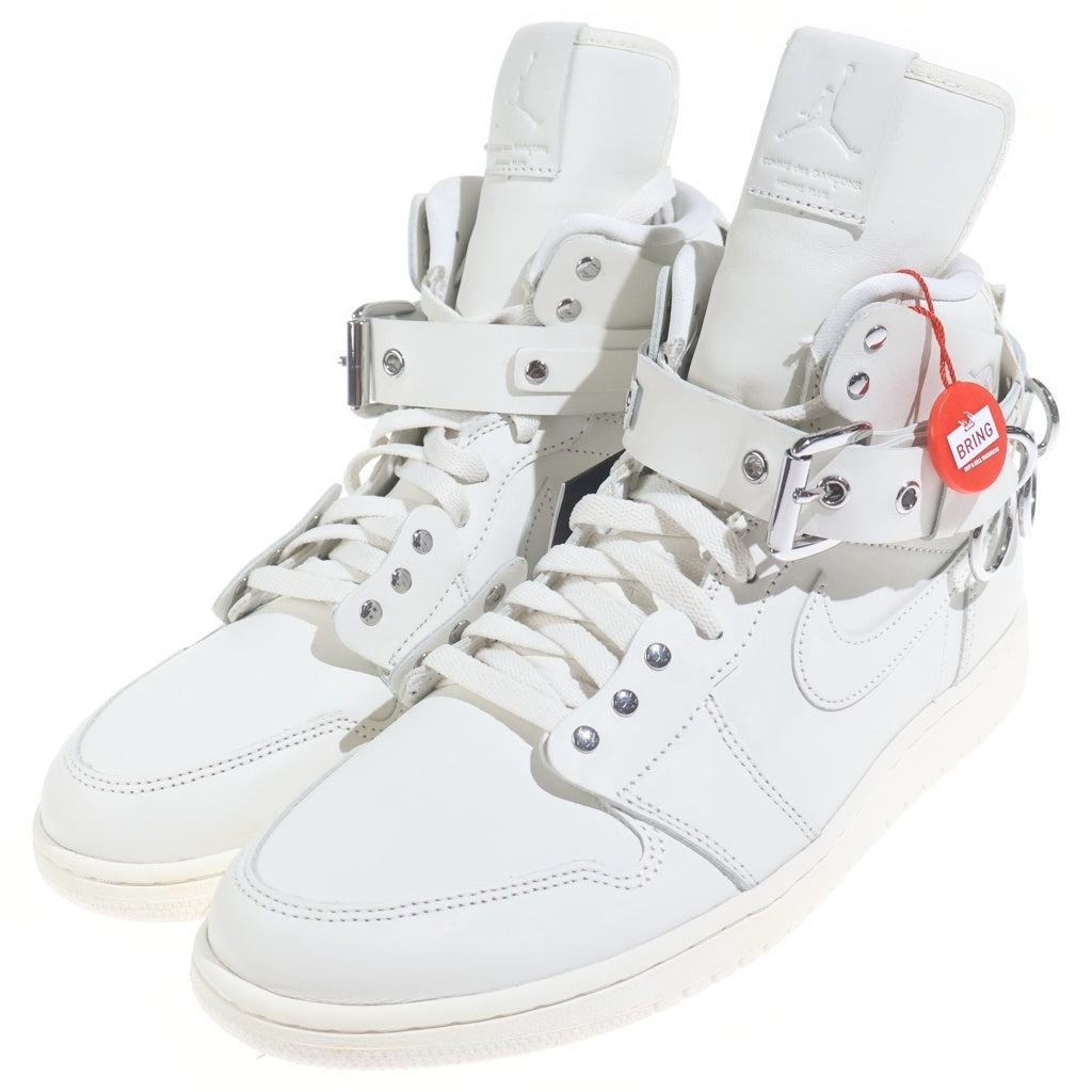 NIKE(ナイキ) ×COMME des GARCONS AIR JORDAN1 HI STRAP SP-C CN5738-100 コムデギャルソン エアジョーダン1 ストラップ ハイカットスニーカー ホワイト US9/27cm