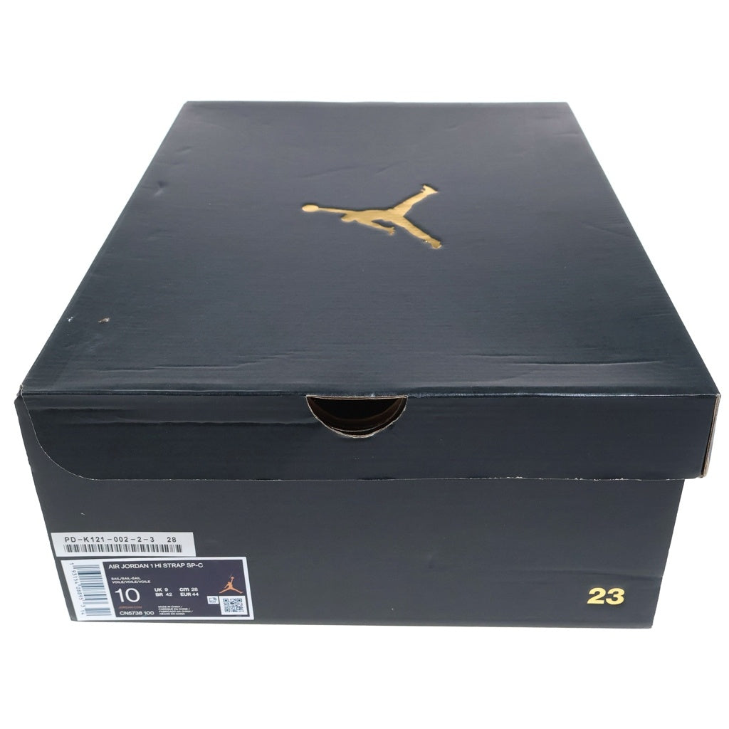 NIKE(ナイキ) ×COMME des GARCONS AIR JORDAN1 HI STRAP SP-C CN5738-100 コムデギャルソン エアジョーダン1 ストラップ ハイカットスニーカー ホワイト US9/27cm