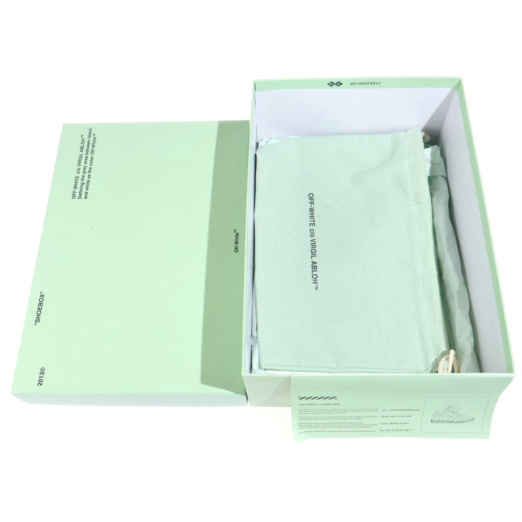 OFF-WHITE(オフホワイト) OFF COURT LOW コート ロースニーカー シューズ グレー OMIA151P20D380593308