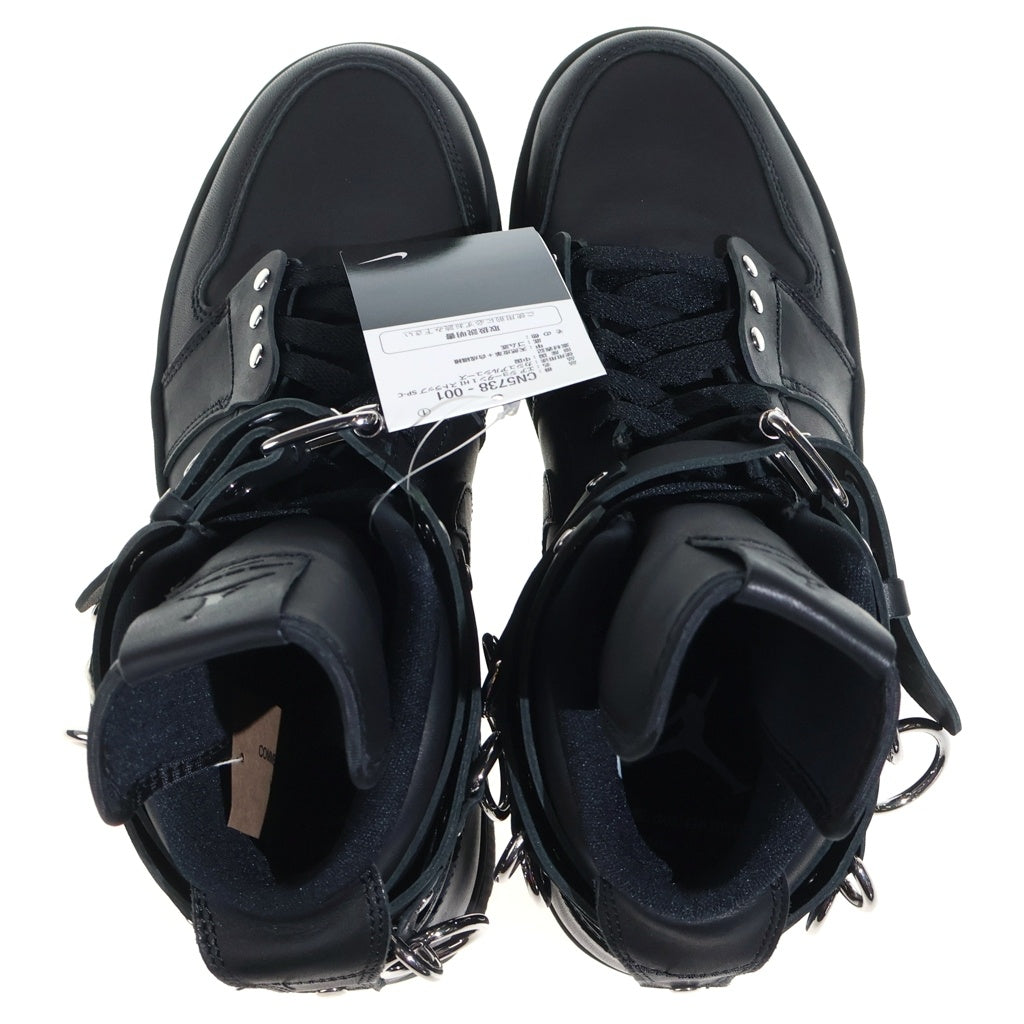 NIKE(ナイキ) ×COMME des GARCONS AIR JORDAN1 HI STRAP SP-C CN5738-001 コムデギャルソン エアジョーダン1 ストラップ ハイカットスニーカー ブラック US9/27cm