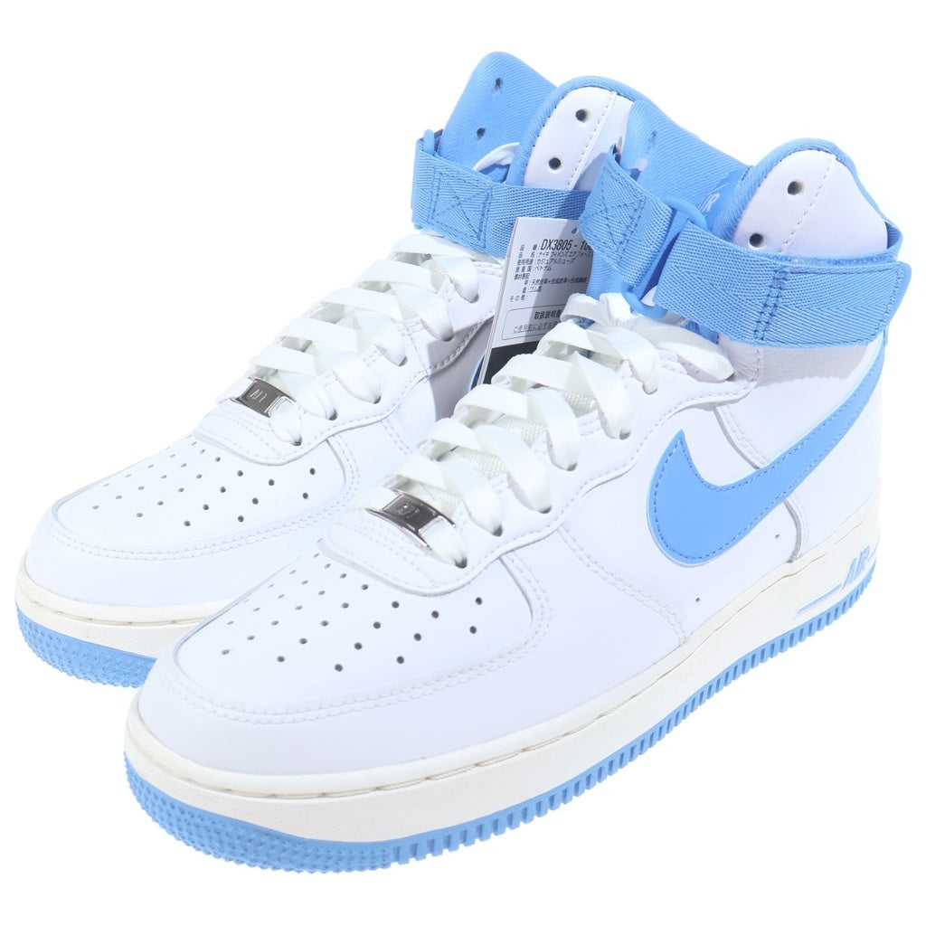 NIKE(ナイキ) WMNS AIR FORCE 1 HIGH OG QS DX3805-100 ウィメンズ エアフォース1 ハイカットスニーカー ホワイト/ライトブルー US W9/26cm レディース