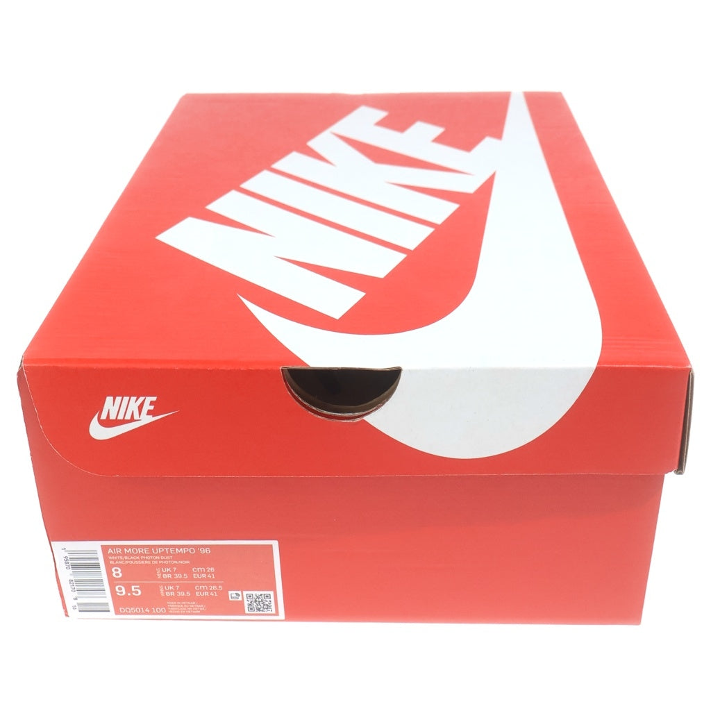 NIKE(ナイキ) AIR MORE UPTEMPO 96 COPY PASTE DQ5014-100 エアモアアップテンポ96 ハイカットスニーカー ホワイト/ブラック US8/26cm