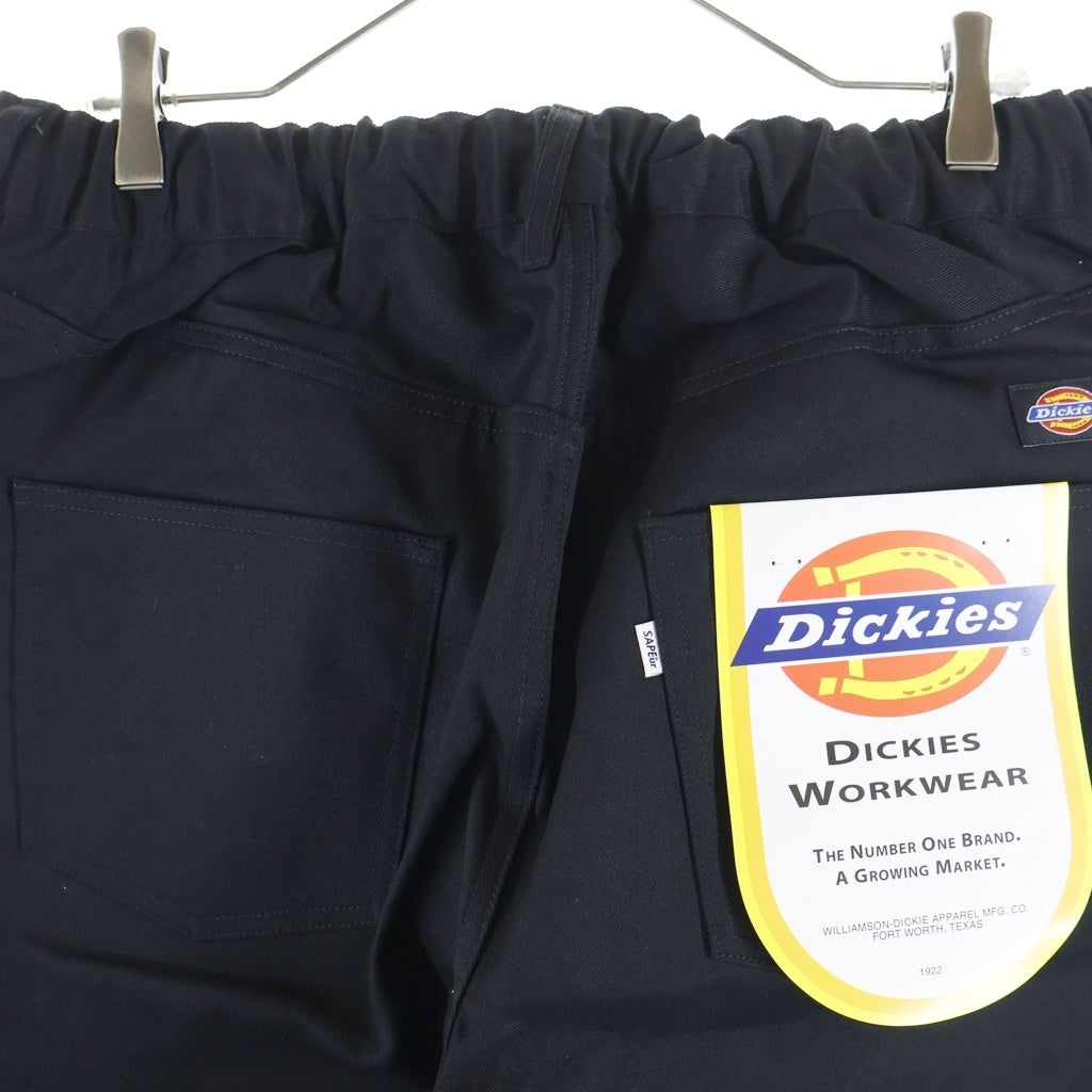 SAPEur(サプール) ×Dickies ディッキーズ チノワークパンツ ブラック 241M40S101