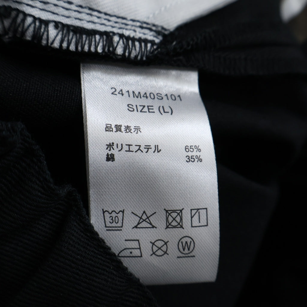 SAPEur(サプール) ×Dickies ディッキーズ チノワークパンツ ブラック 241M40S101