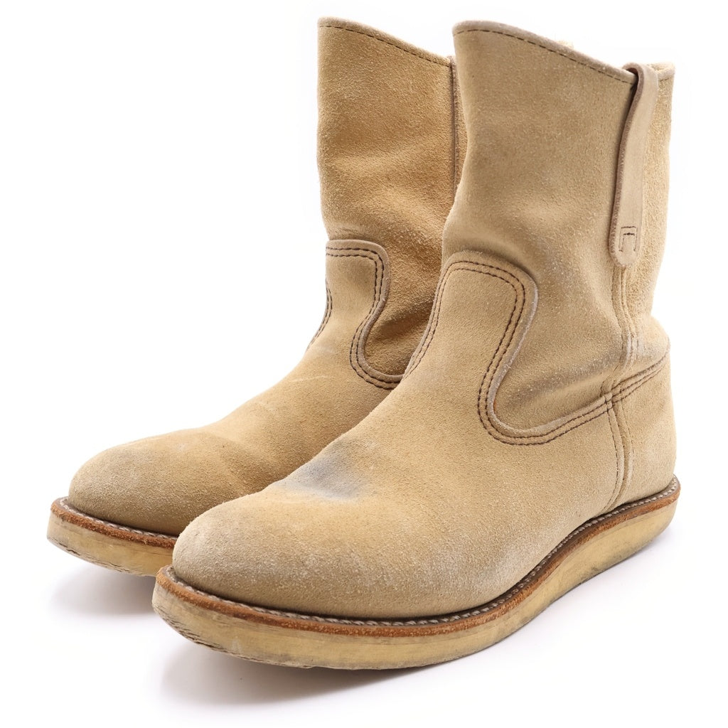 RED WING(レッド ウイング) 07年製 PECOS ペコス スウェードブーツ ベージュ 8168