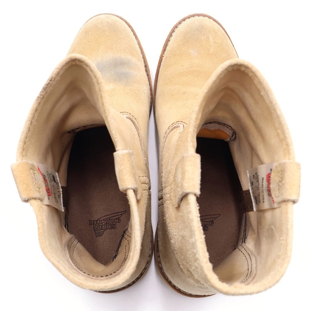 RED WING(レッド ウイング) 07年製 PECOS ペコス スウェードブーツ ベージュ 8168