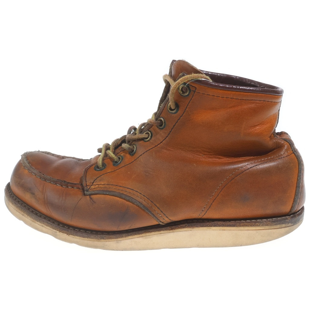 RED WING(レッド ウイング) アイリッシュセッター モックトゥレザーシューズ ブラウン 刺繍羽タグ