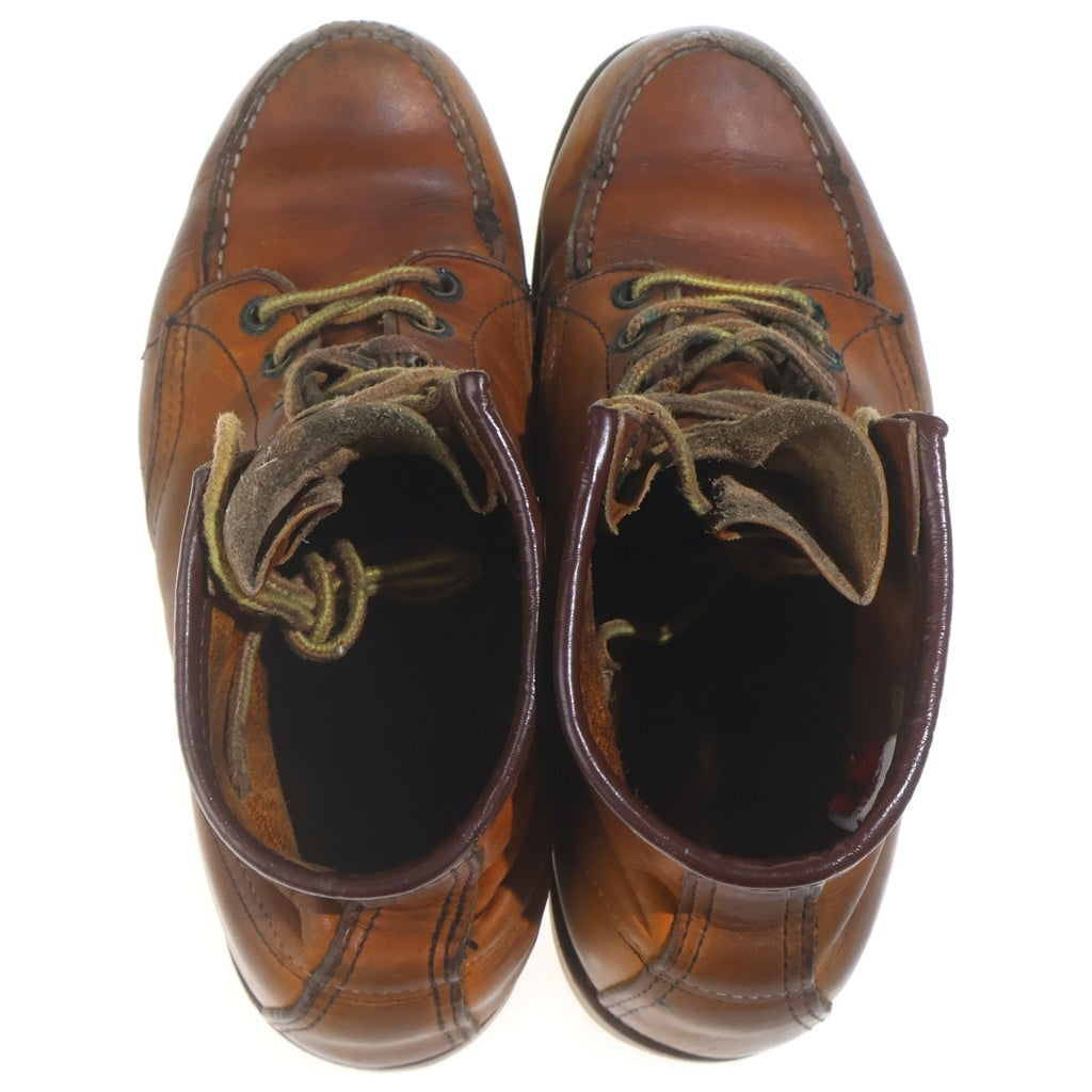 RED WING(レッド ウイング) アイリッシュセッター モックトゥレザーシューズ ブラウン 刺繍羽タグ
