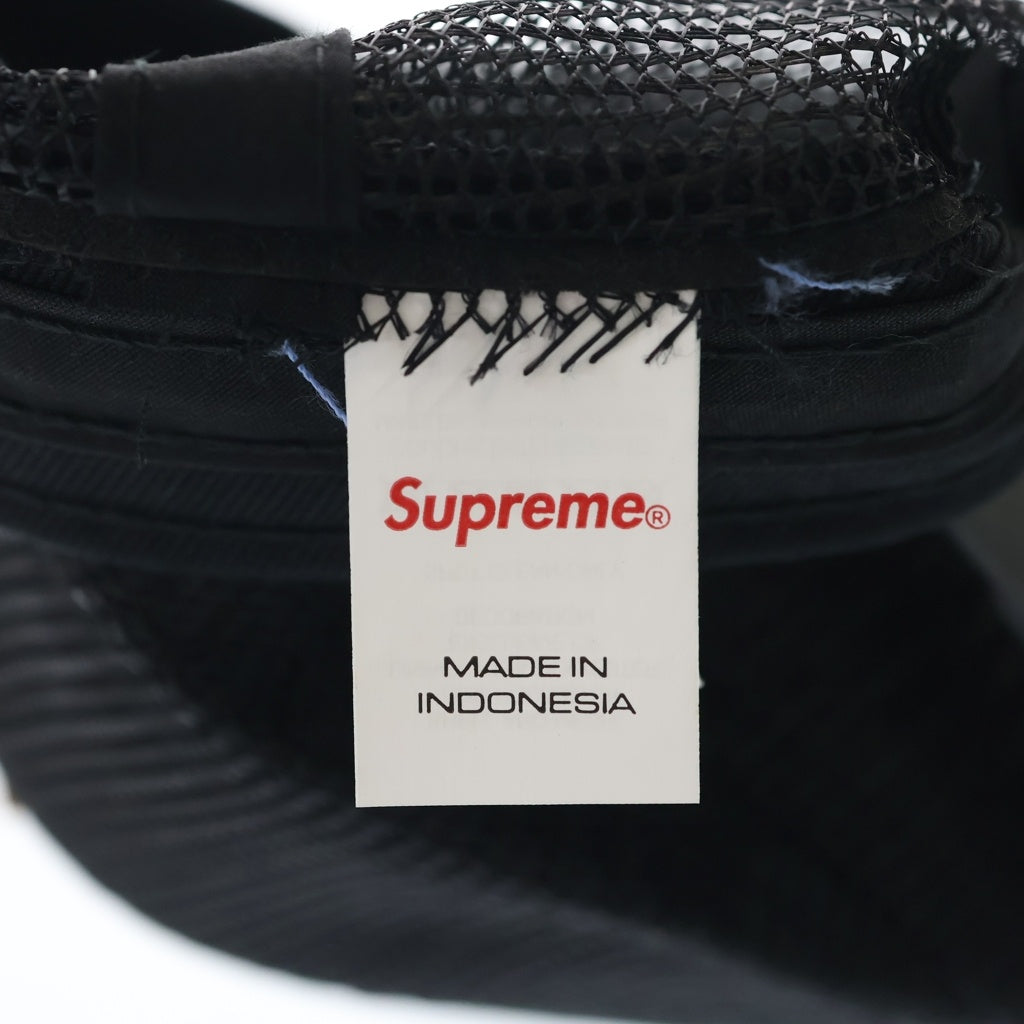 SUPREME(シュプリーム) 26SS Pins Mesh Back 5-Panel ピンズ付き メッシュキャップ 帽子 ブラック
