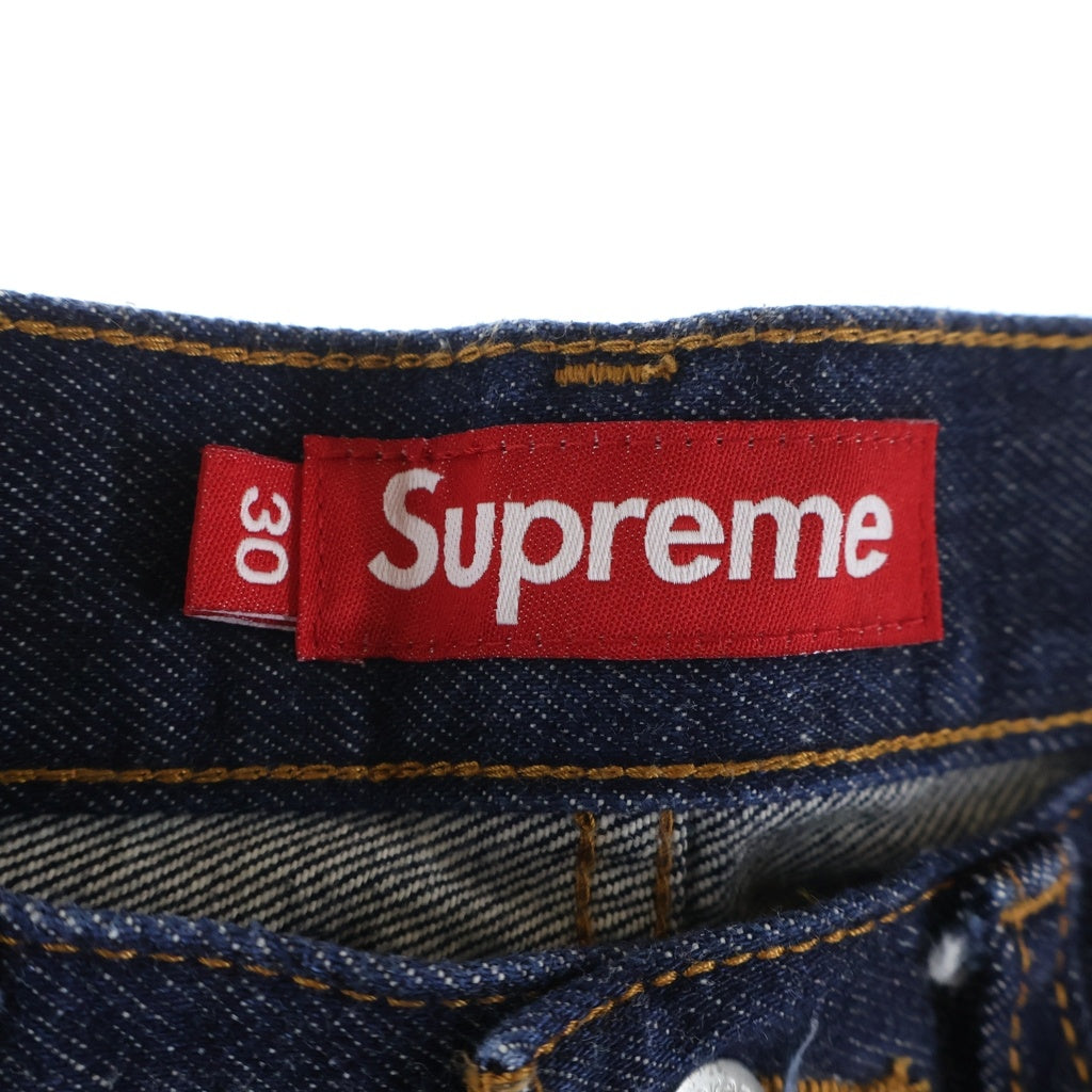 SUPREME(シュプリーム) 24SS Rigid Baggy Selvedge Denim Short リジッドデニム バギーショーツ ハーフパンツ インディゴ