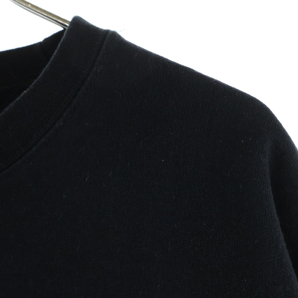SUPREME(シュプリーム) 20SS Cutout Logo Crewneck Sweatshirt カットアウト ボックスロゴ クルーネックスウェットトレーナー ブラック
