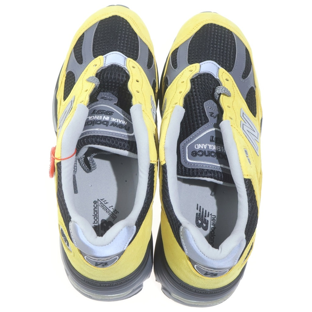 New Balance(ニューバランス) ASIA PACIFIC EXCLUSIVE 991V2 アジアパシフィック限定 スウェード/メッシュ ローカットスニーカー イエロー/グレー US11/29cm U991YK2