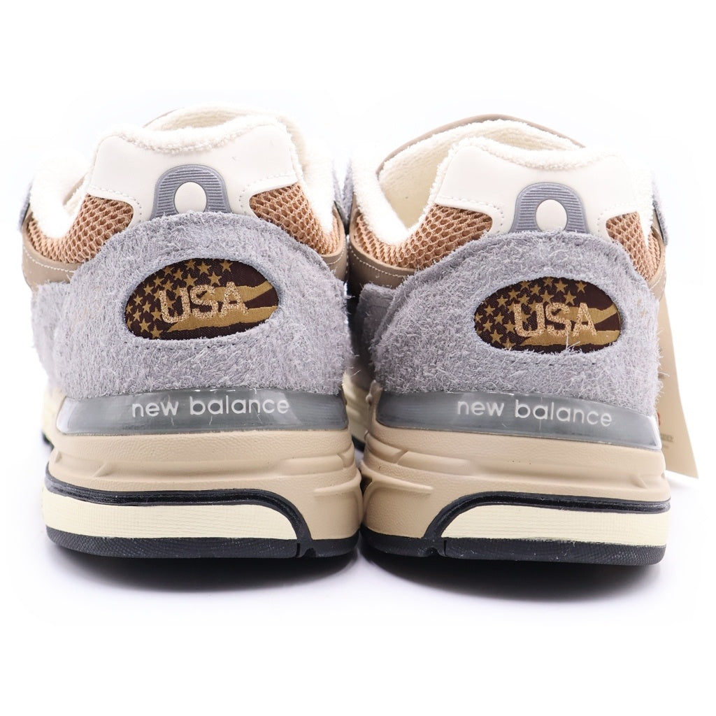 New Balance(ニューバランス) 993 SHADOW GRAY DRIFTWOOD U993GG スウェード/メッシュローカットスニーカー グレー/ブラウン US10.5/28.5cm