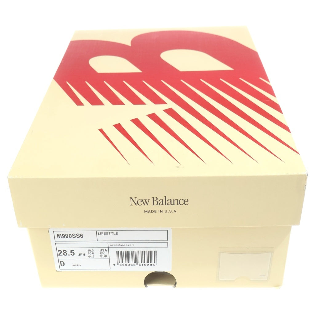 New Balance(ニューバランス) 990V6 スウェード/メッシュ ローカットスニーカー ベージュ US10.5/28.5cm M990SS6