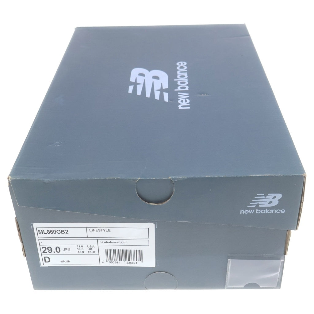 New Balance(ニューバランス) 860V2 メッシュローカットスニーカー ウォーキング ホワイト/シルバー US11/29cm ML860GB2