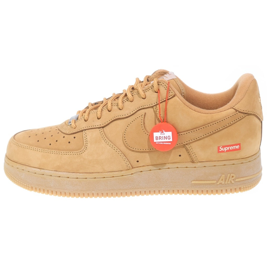 SUPREME(シュプリーム) 21AW ×NIKE AIR FORCE 1 LOW SP FLAX WHEAT DN1555-200 ナイキ エアフォース1 ウィート ローカットスニーカー ブラウン US11/29cm