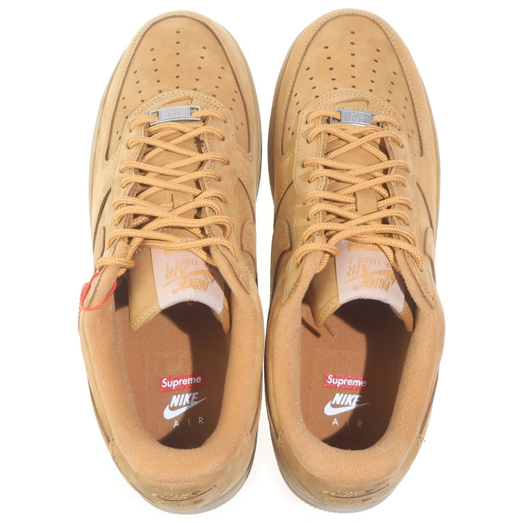 SUPREME(シュプリーム) 21AW ×NIKE AIR FORCE 1 LOW SP FLAX WHEAT DN1555-200 ナイキ エアフォース1 ウィート ローカットスニーカー ブラウン US11/29cm