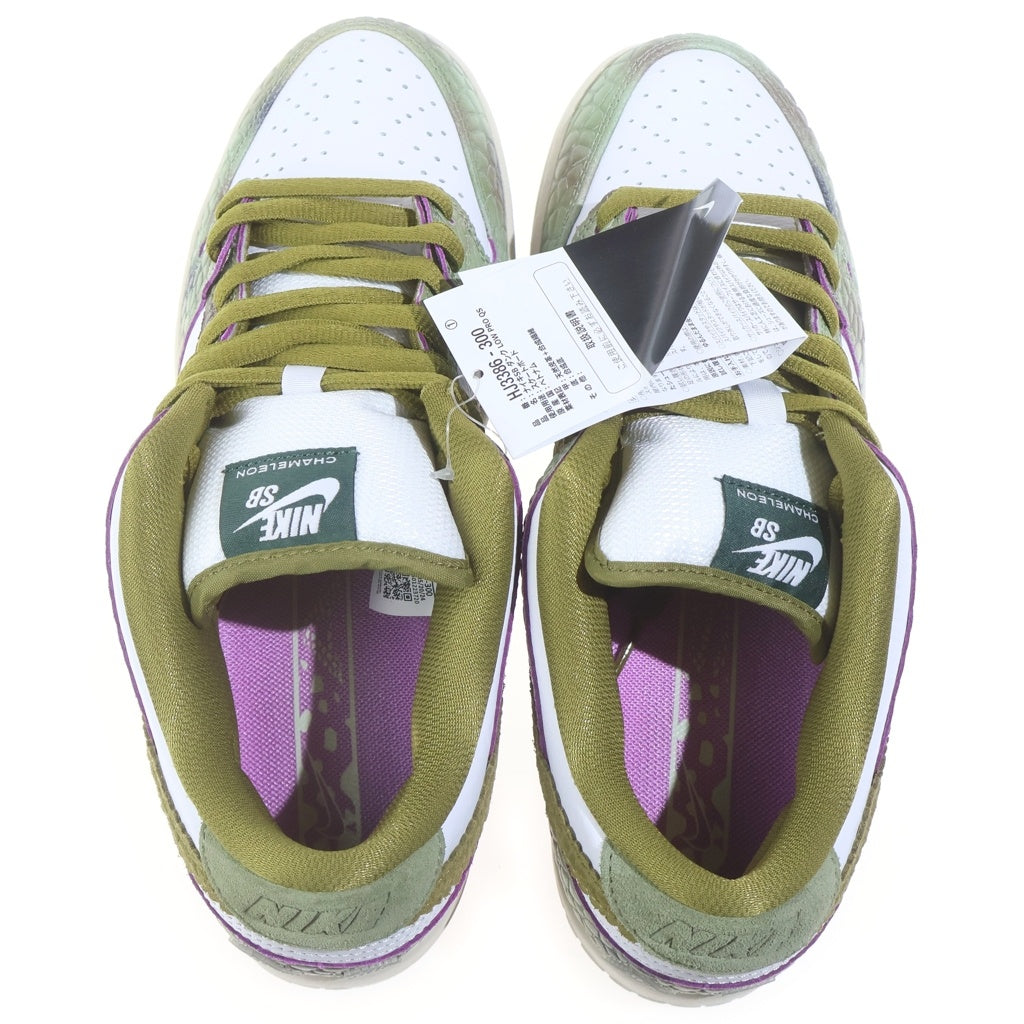 NIKE SB(ナイキエスビー) ×ALEXIS SABLONE DUNK LOW PRO HJ3386-300 アレクシスアルビノ ダンクプロ ローカットスニーカー ホワイト/グリーン US10.5/28.5cm