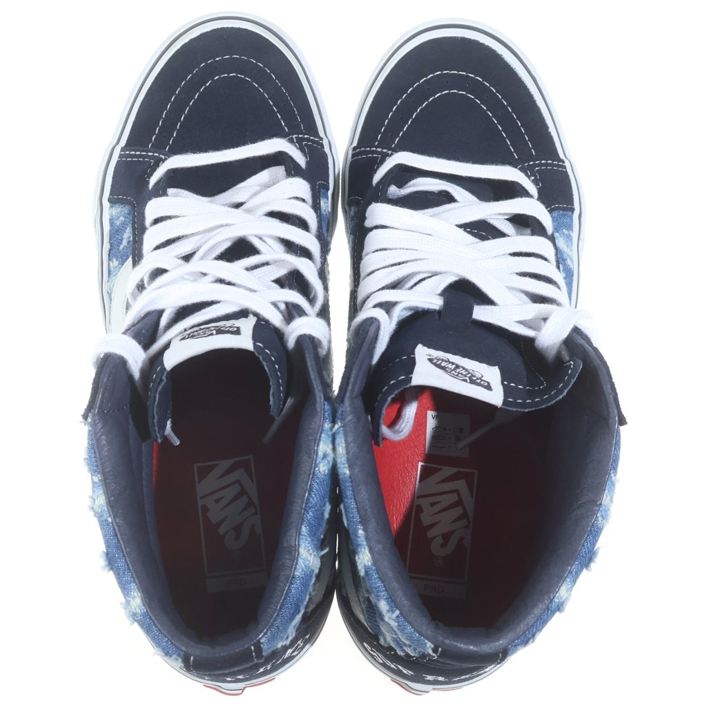 SUPREME(シュプリーム) 20SS ×VANS SK8-HI PRO Hole Punch Denim ヴァンズ スケーター デニム ハイカットスニーカー ブラック/インディゴ US11/29cm 721454