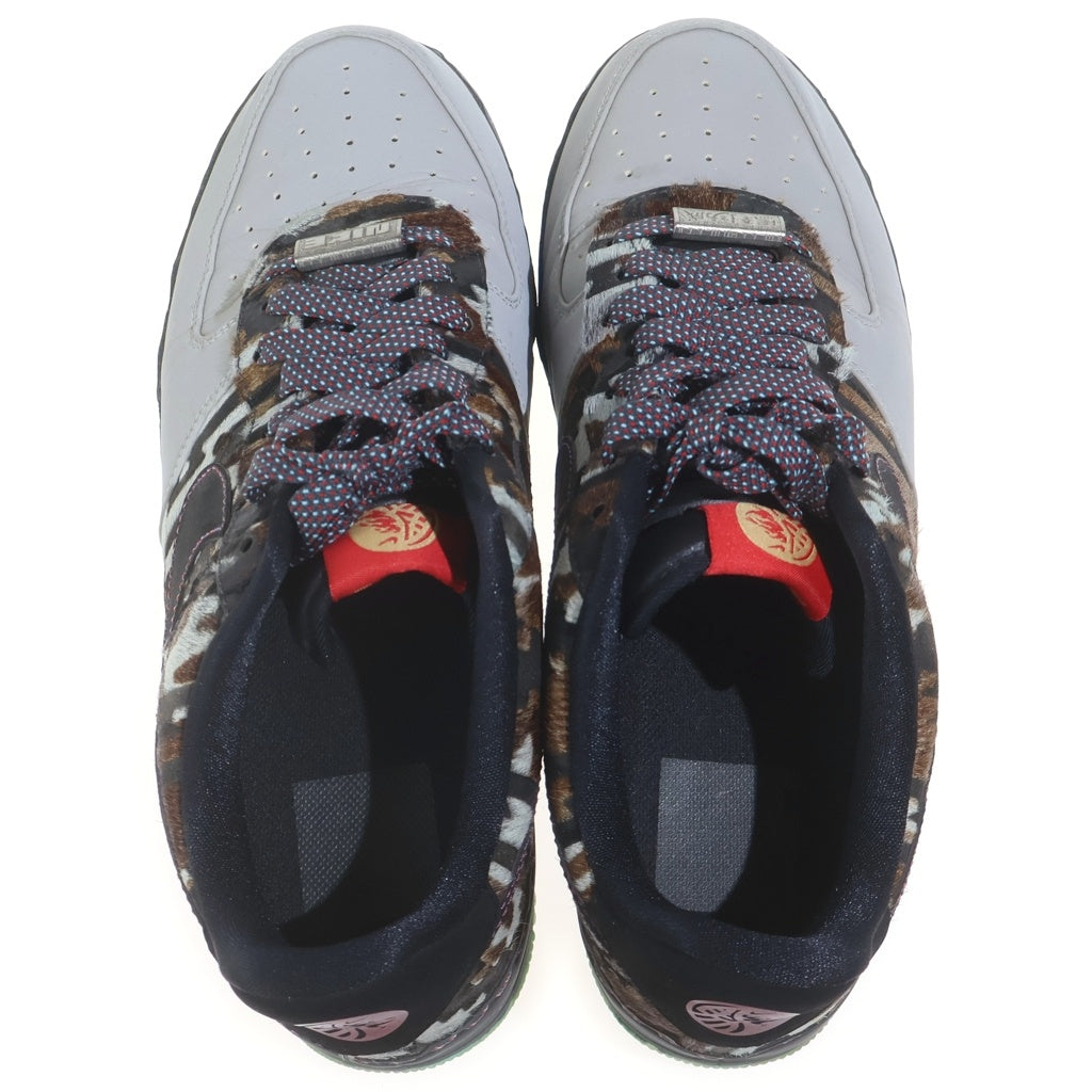 NIKE(ナイキ) 【2009年製】AIR FORCE 1 COMFORT PRM YEAR OF THE HORSE 647592-001 エアフォース1 干支 午年 ローカットスニーカー グレー/ブラック US10.5/28.5cm