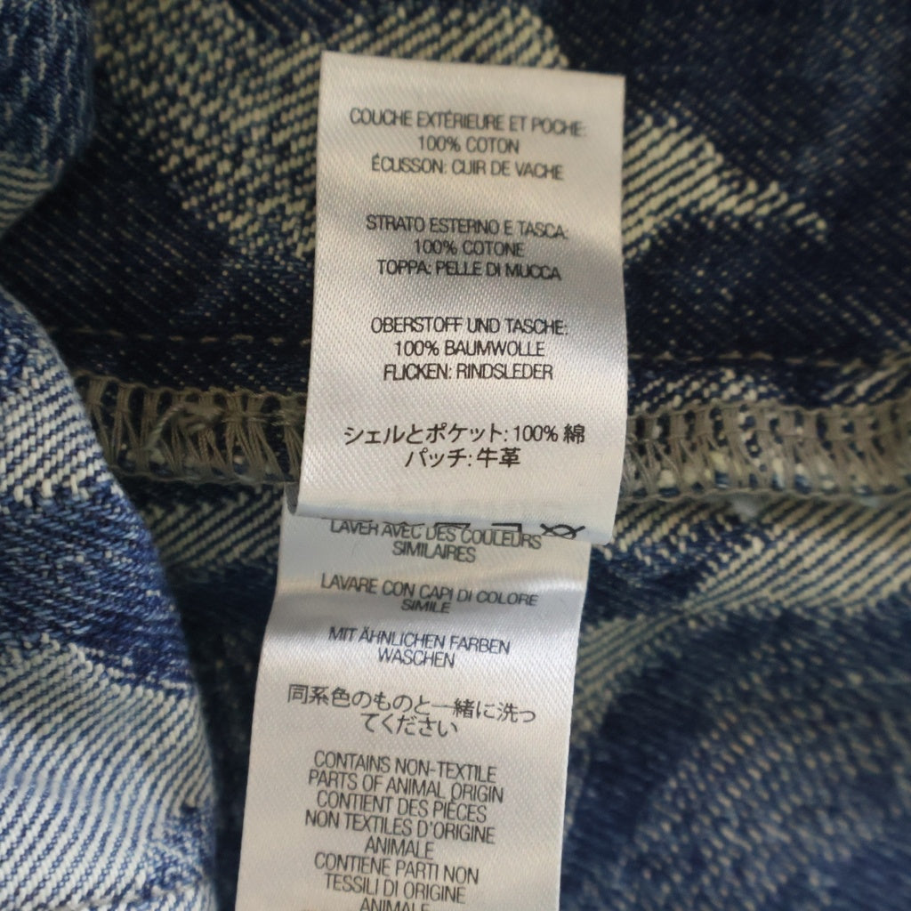 SUPREME(シュプリーム) 23SS Flames Jacquard Baggy Denim Short フレイム ジャガードロゴ デニムバギーショーツ ハーフパンツ インディゴ