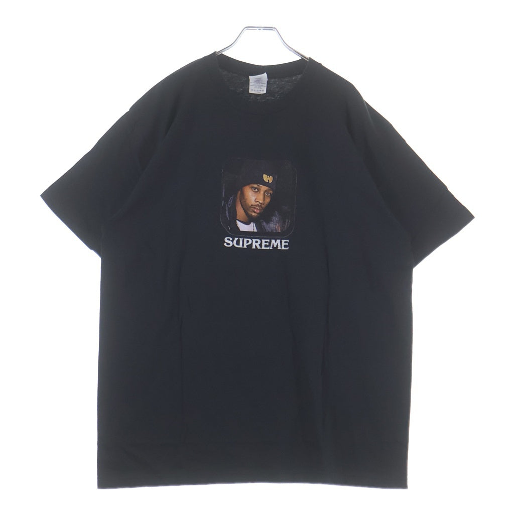 SUPREME(シュプリーム) 25AW x Wu-Tang RZA Tee ウータンキラウン RZA プリントロゴ 半袖Tシャツ カットソー ブラック