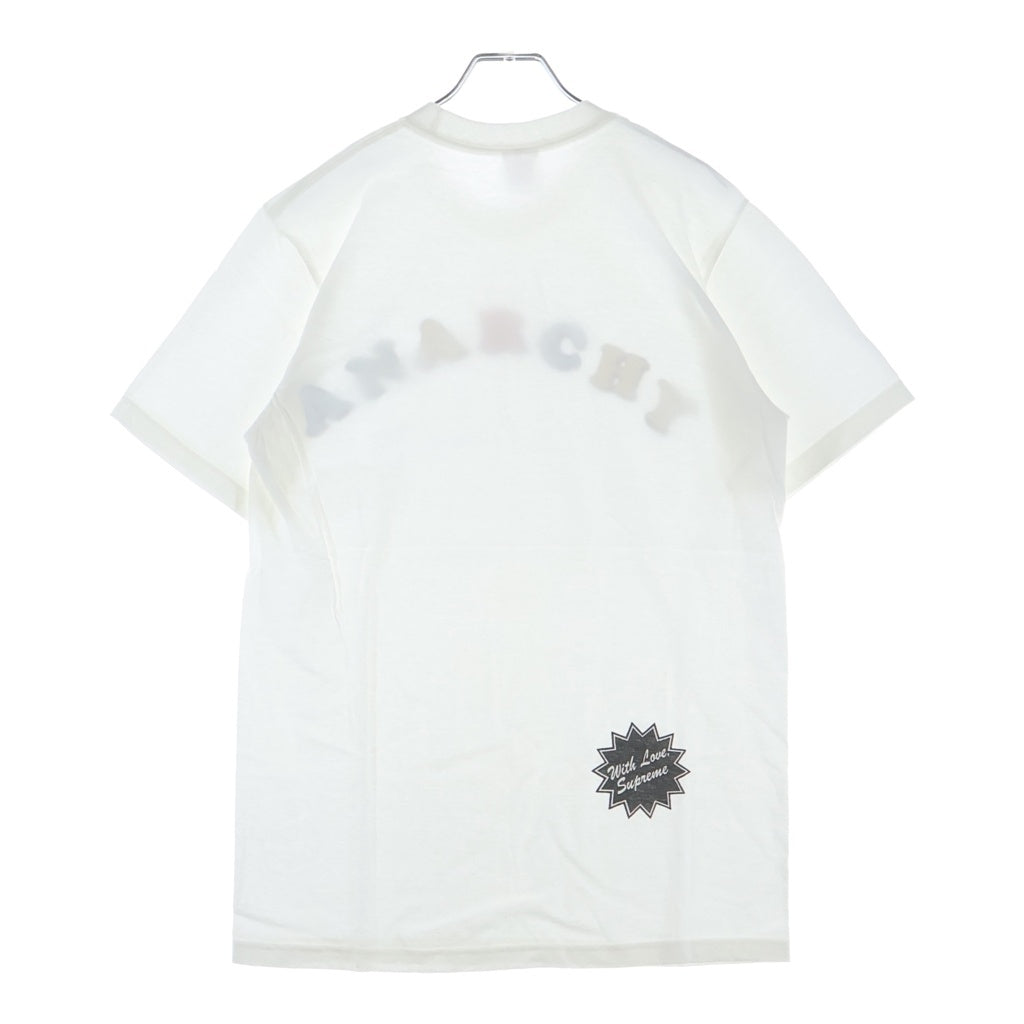 SUPREME(シュプリーム) 21SS Jamie Reid Anarchy Tee ジェイミー リード アナーキー プリントロゴ 半袖Tシャツ カットソー ホワイト